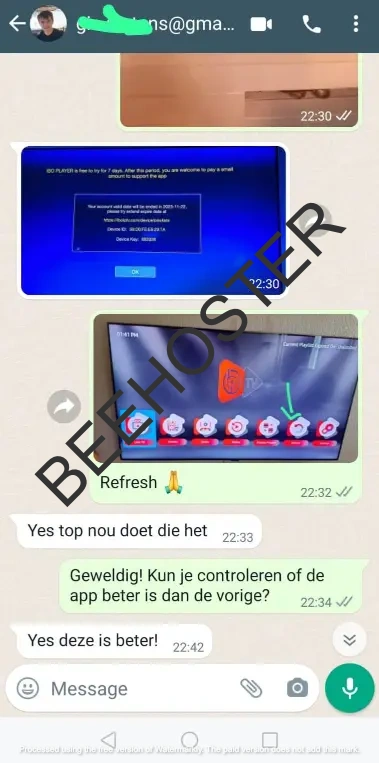 Gebruikerservaring Beehoster IPTV